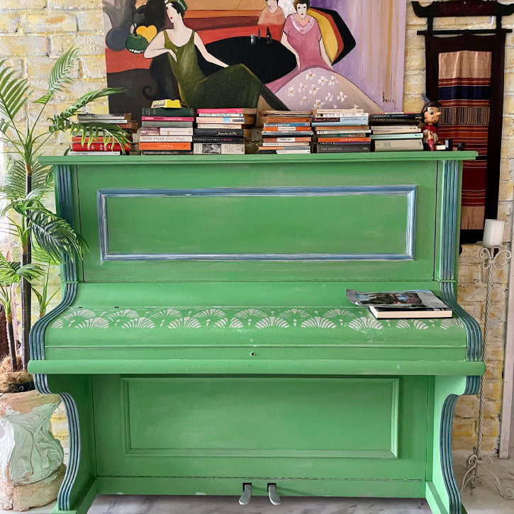 chalk paint piano