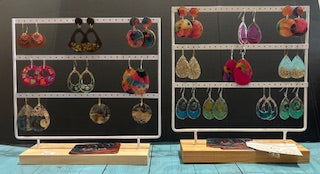 Mystic Wood Acrylic Earrings